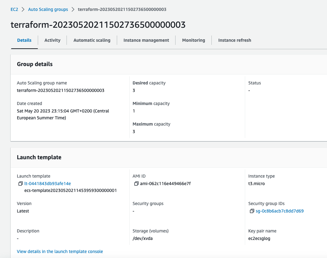 ecs terraform