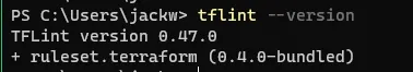 install tflint