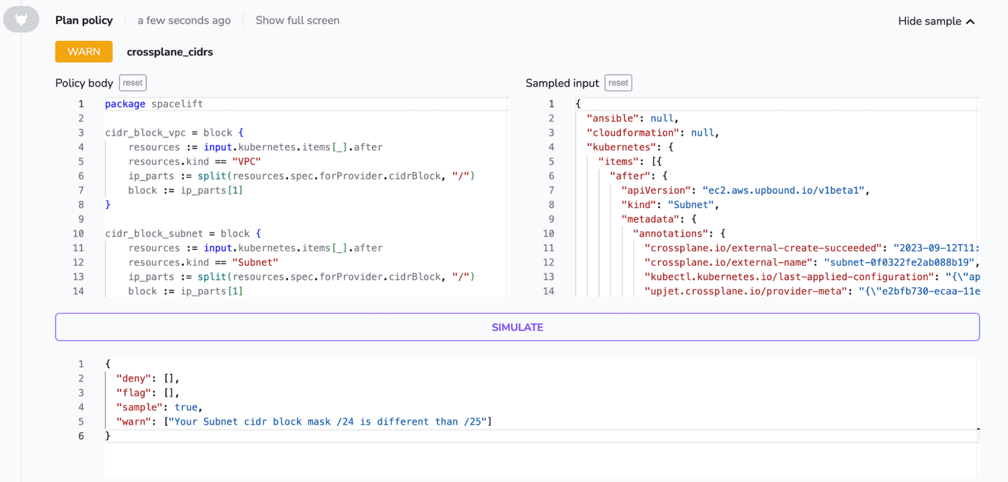 terraform crossplane policy