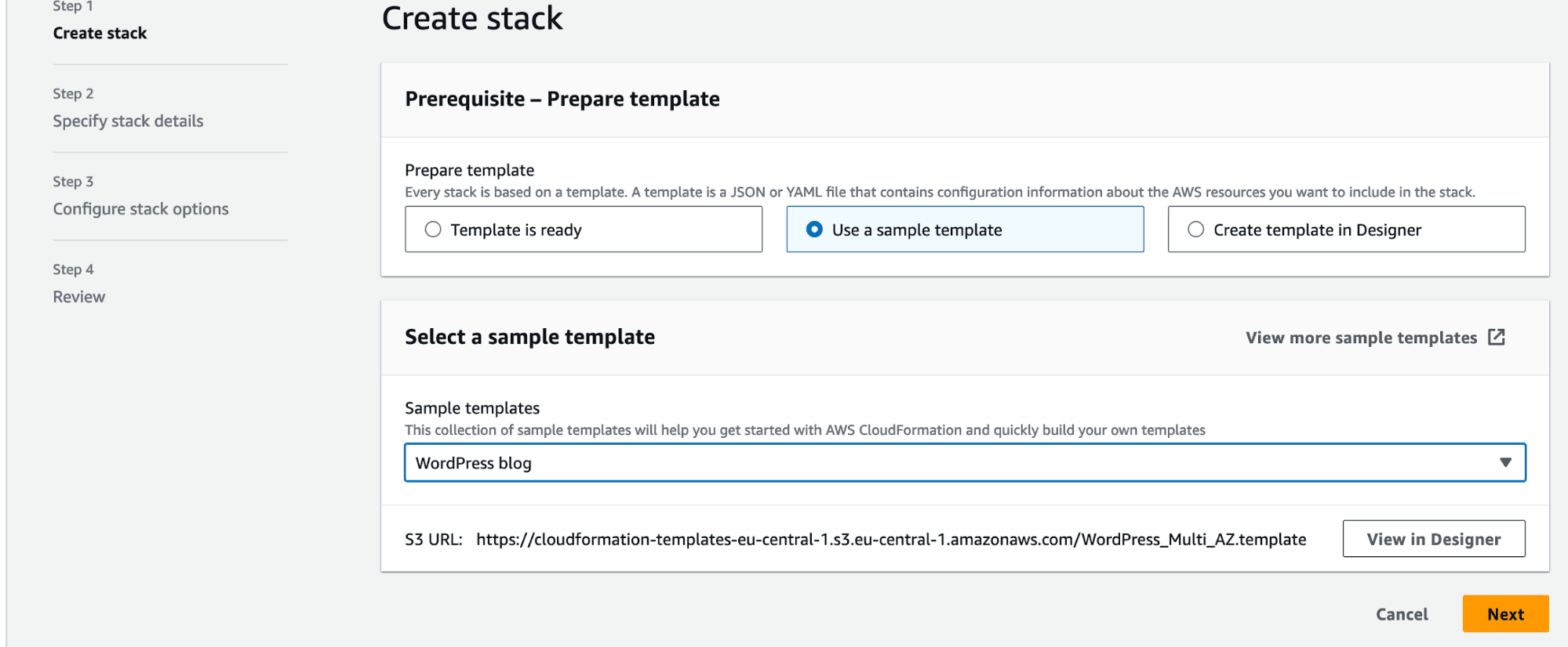 cloudformation templates