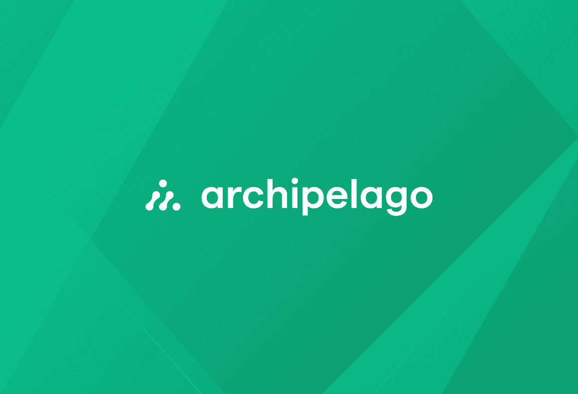 Archipelago logo on a green background