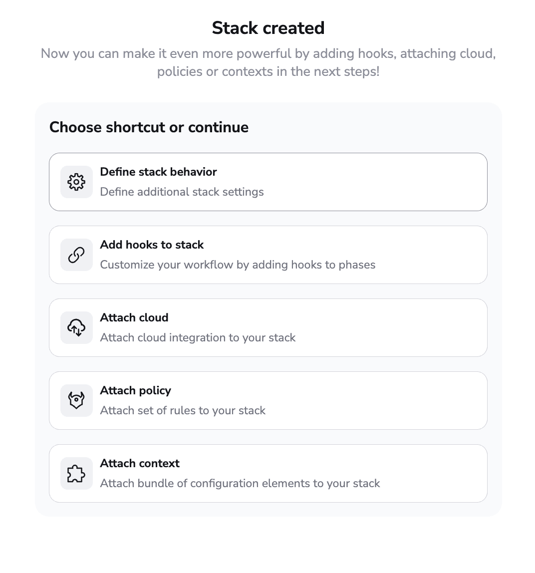 spacelift stack configuration