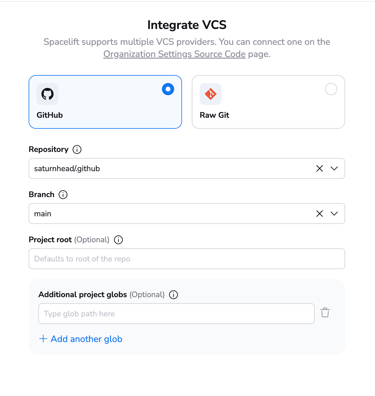 spacelift stack repository