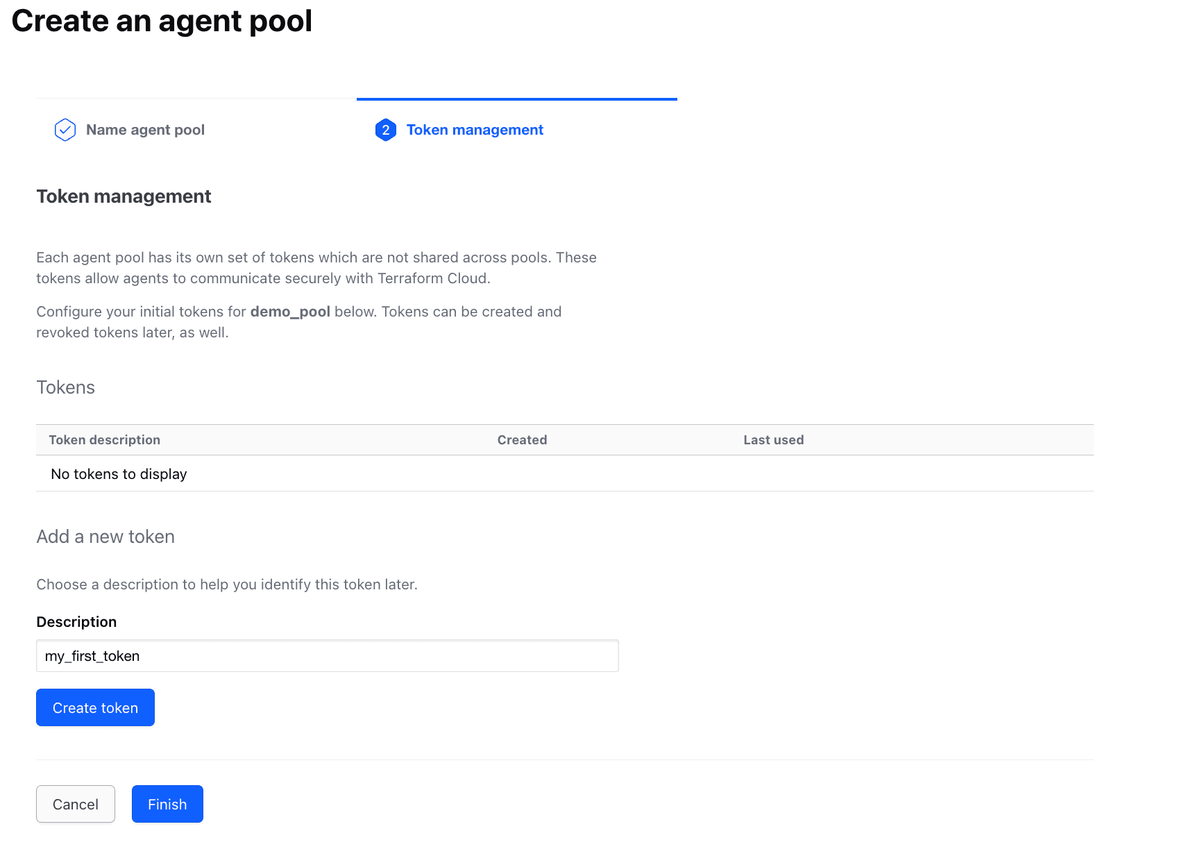 terraform cloud agent token