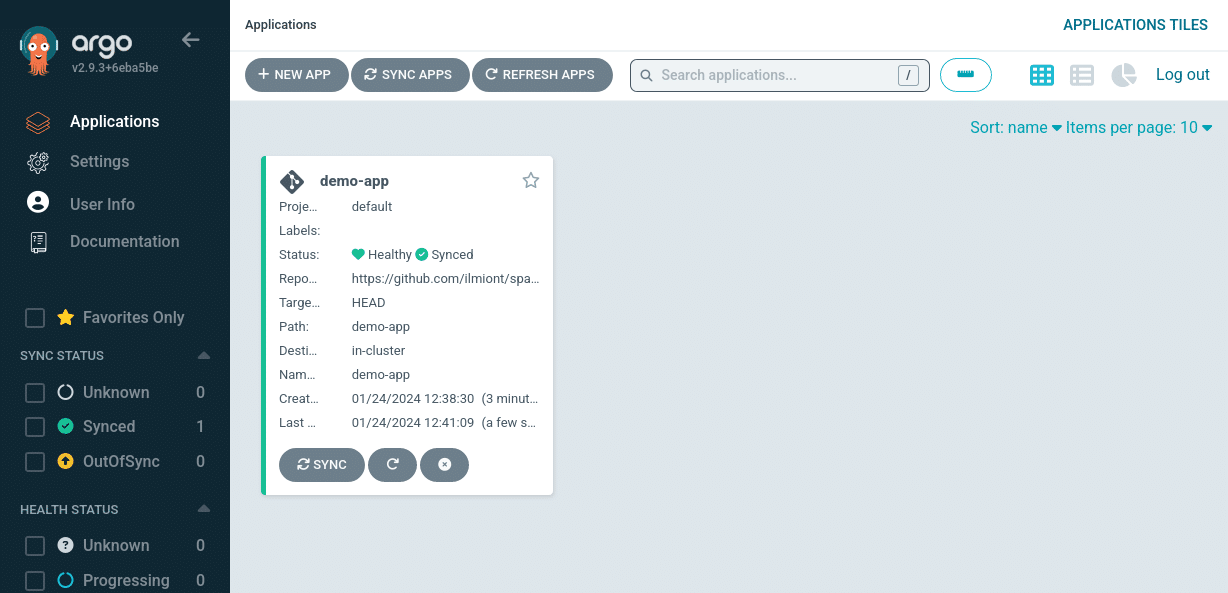 argocd helm chart github