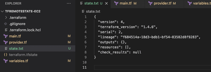 terraform get state from remote