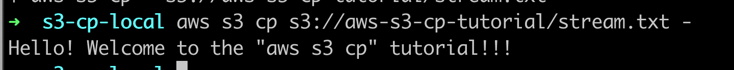 aws cli s3 sync vs cp