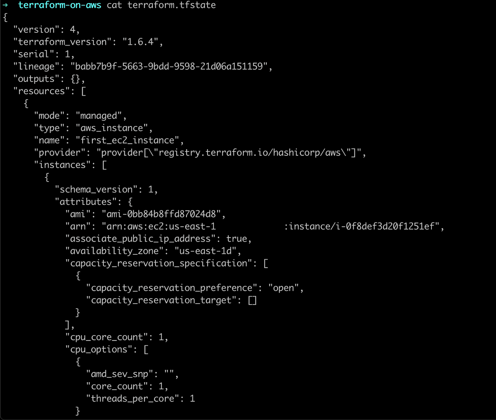 terraform aws tutorial