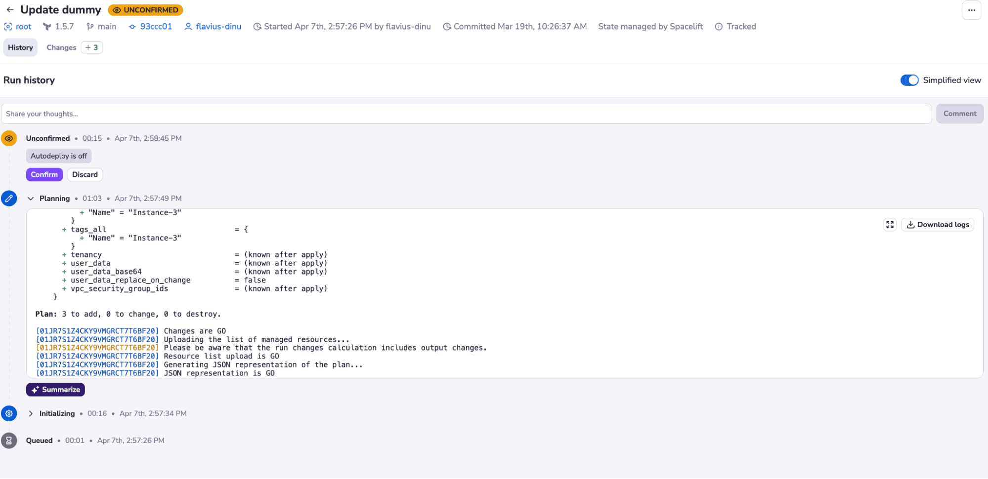 terraform in devops run