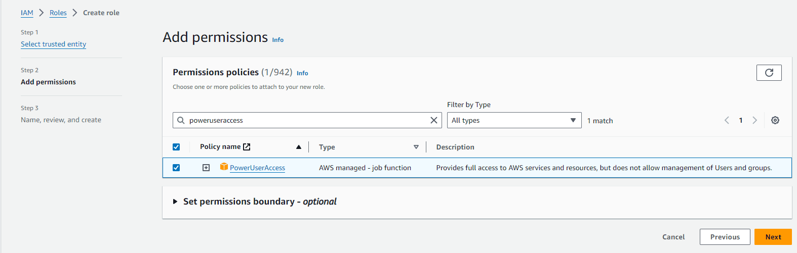 terraform role permissions