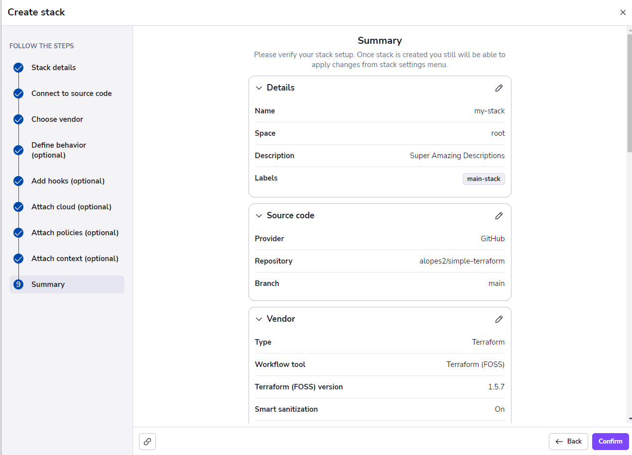 tf backend summary