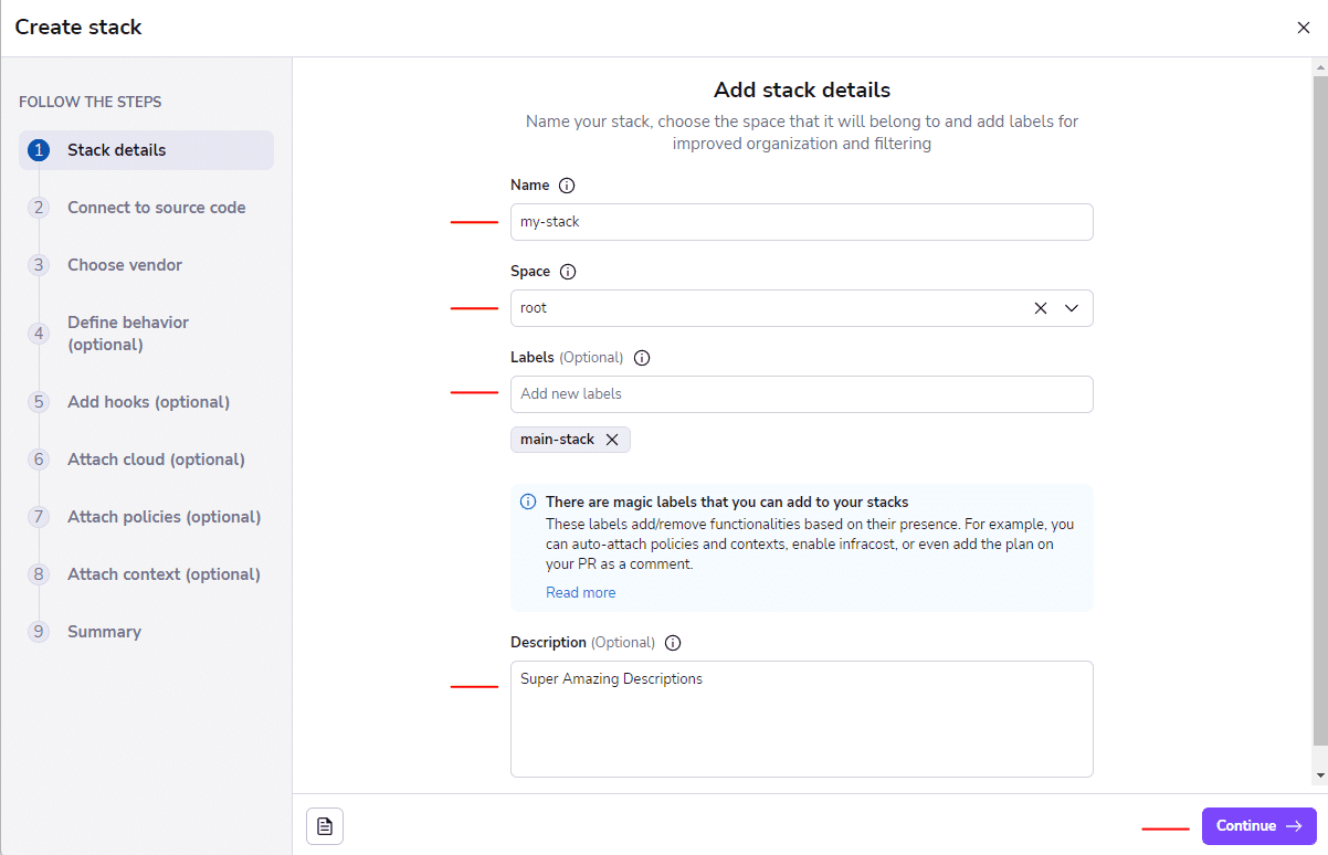 tf backends stack details