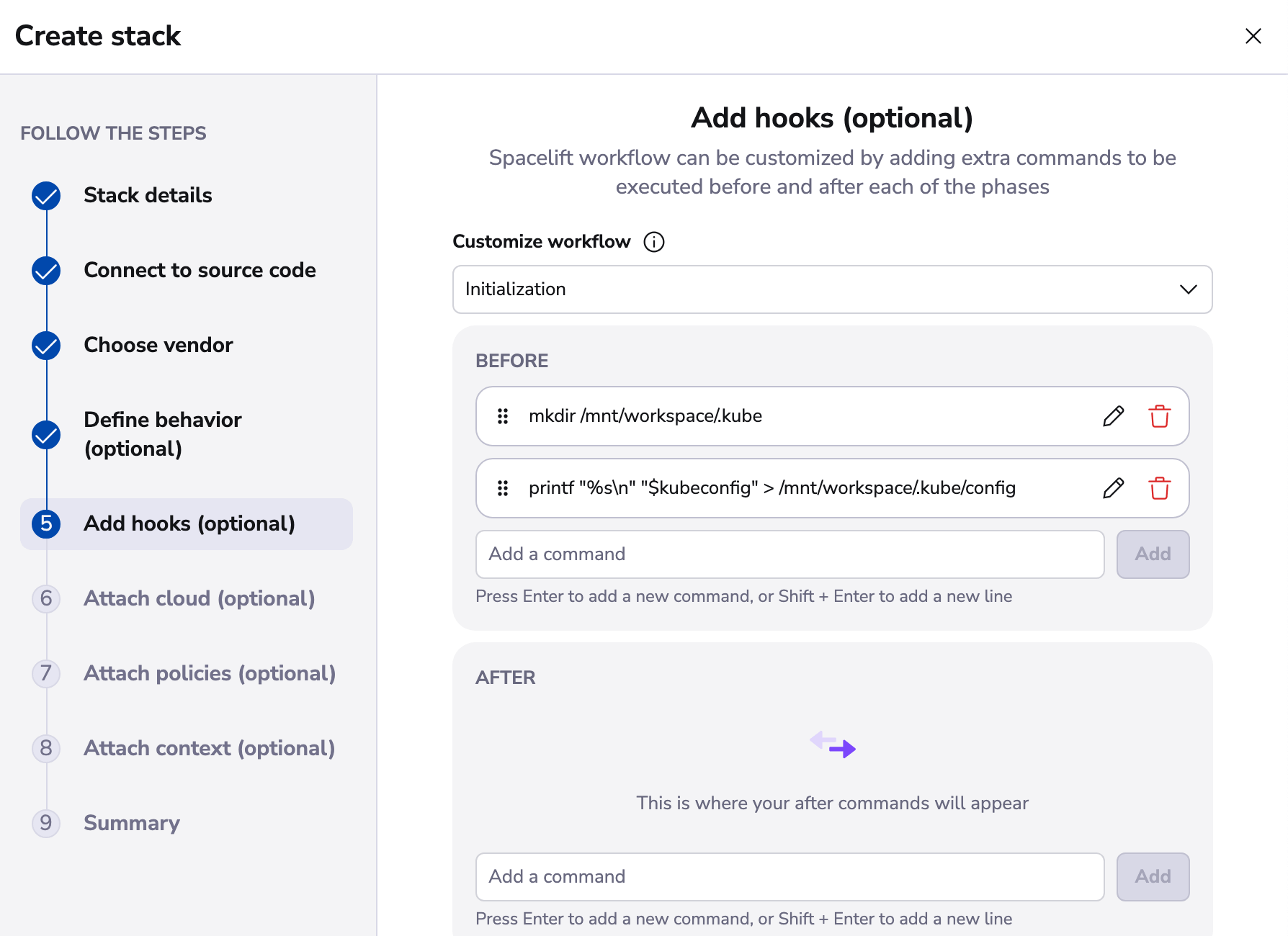 terraform kubernetes deployment example hooks