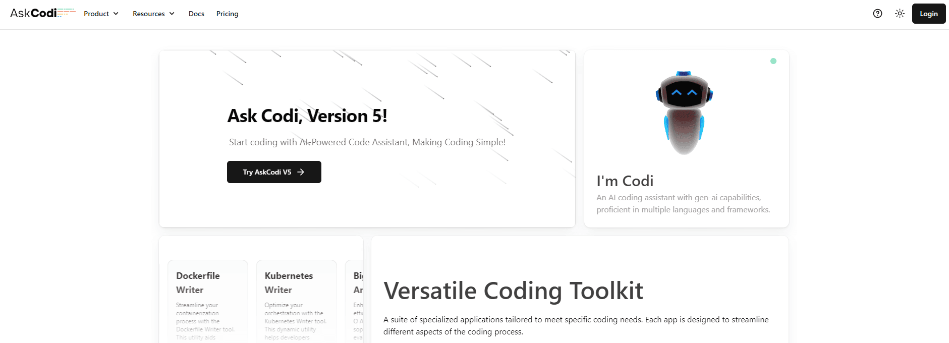 AI 編碼工具 AskCodi