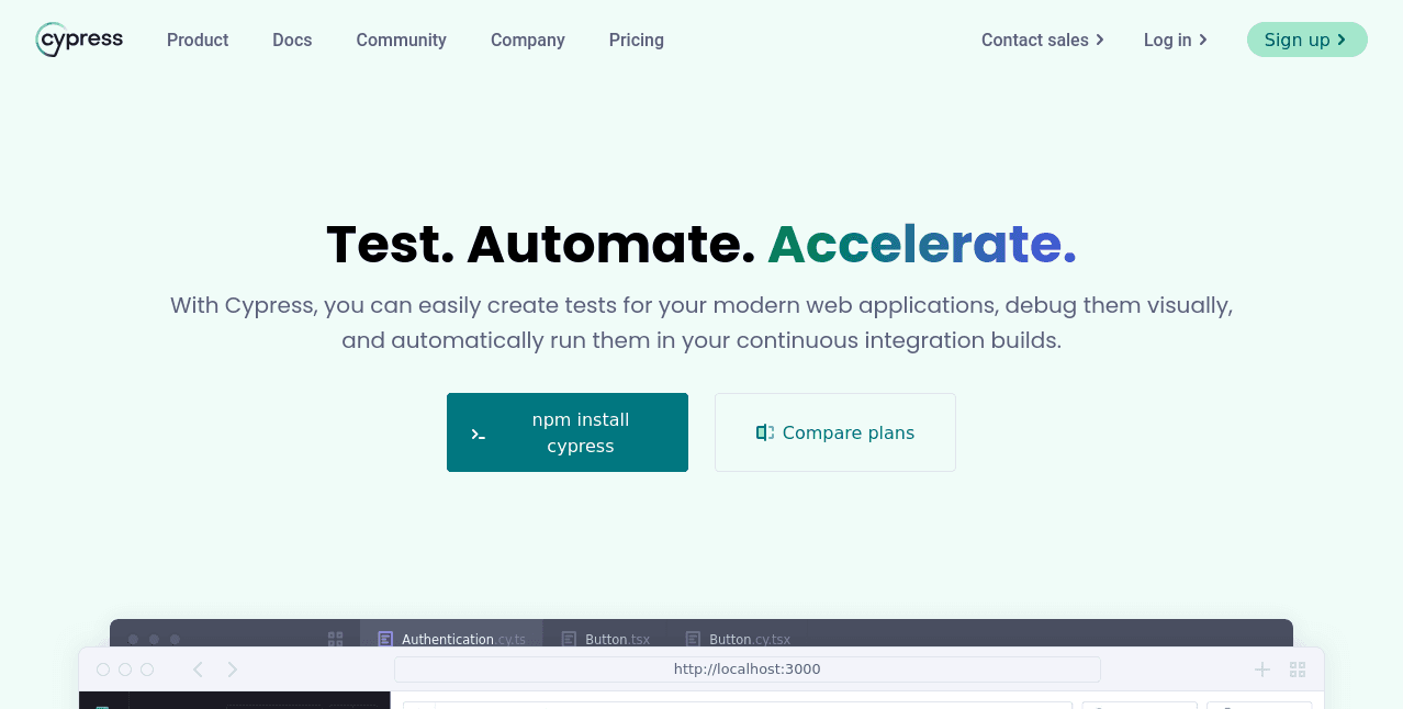 devops testing tools cypress