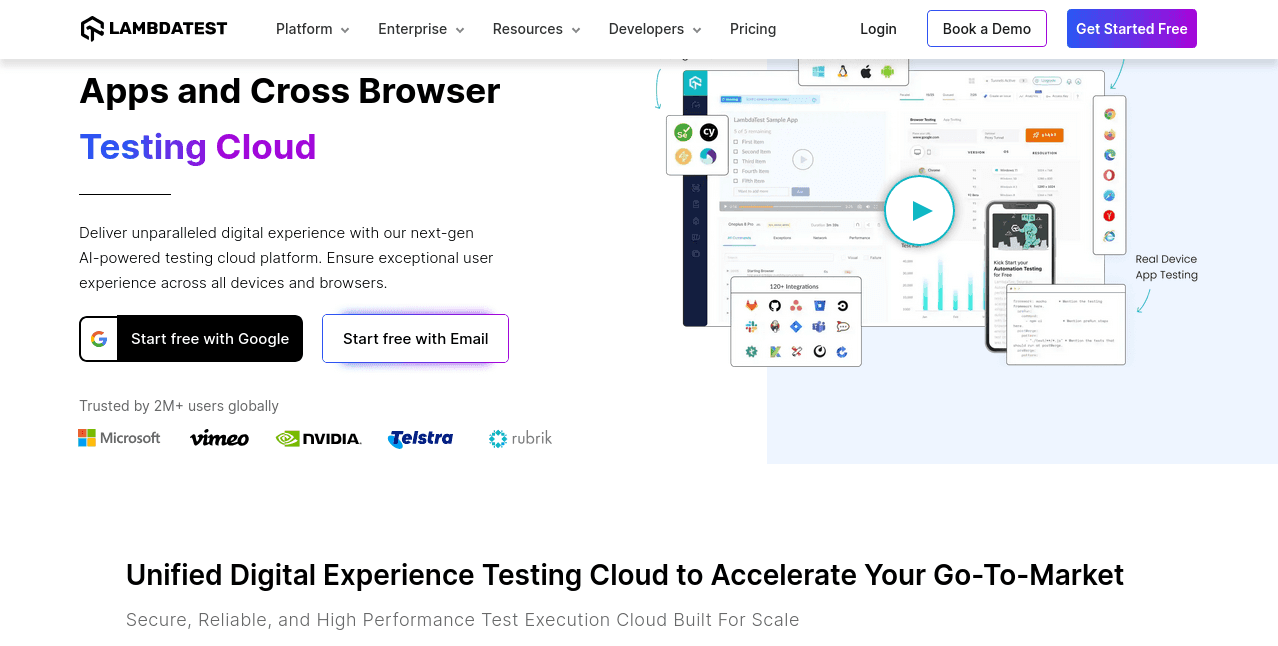 devops testing tools lambdatest
