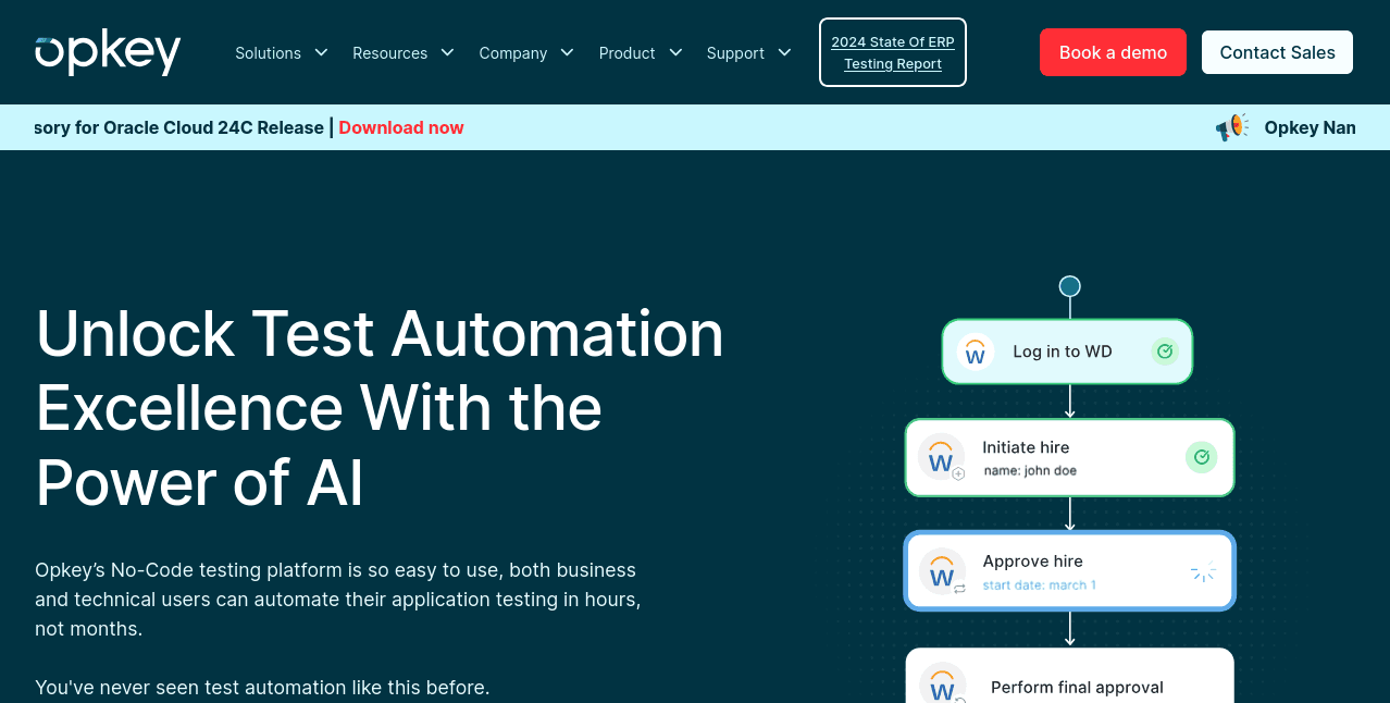 devops testing tools opkey
