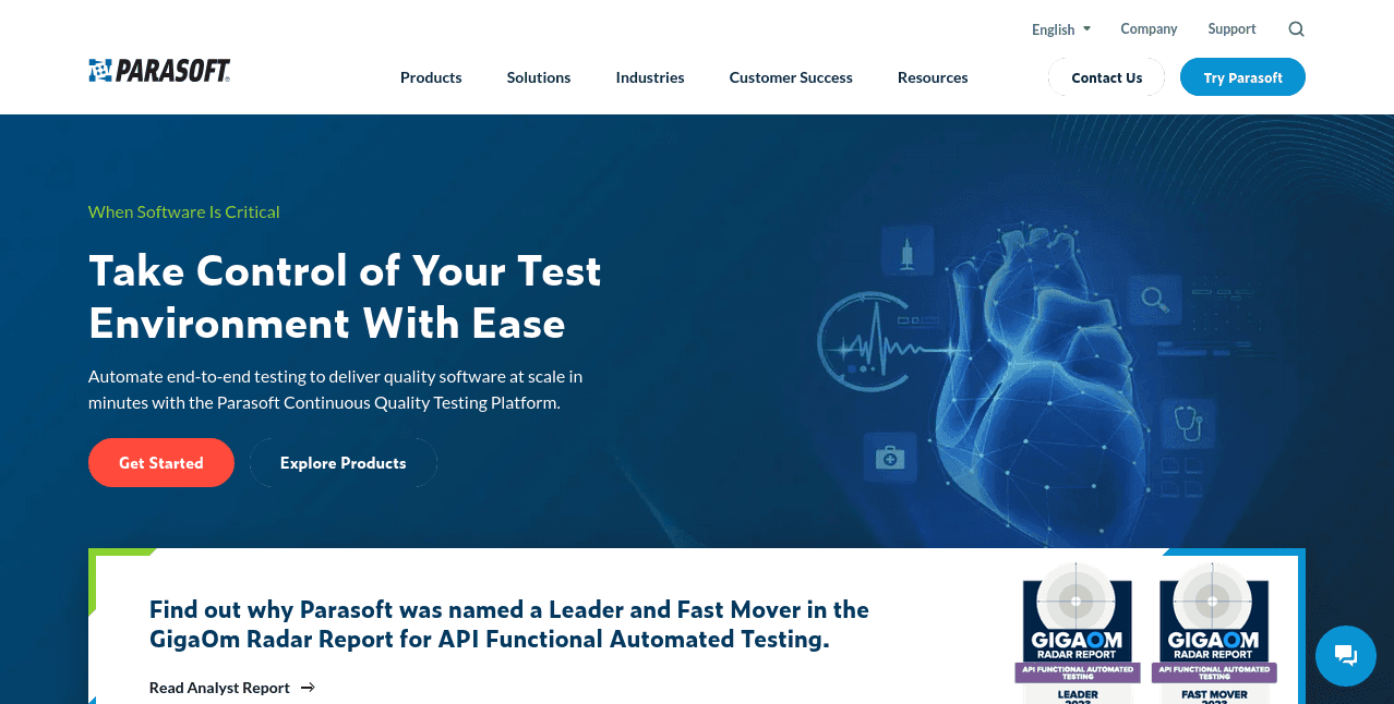 devops testing tools parasoft