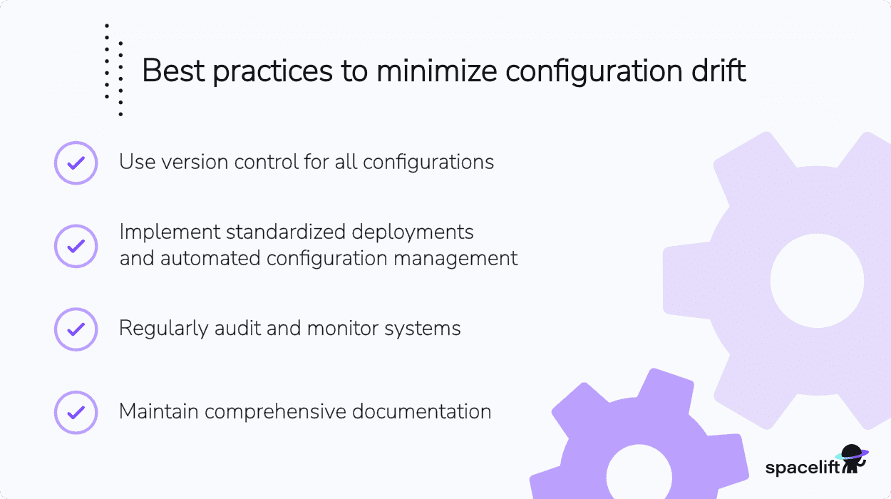 config drift best practices