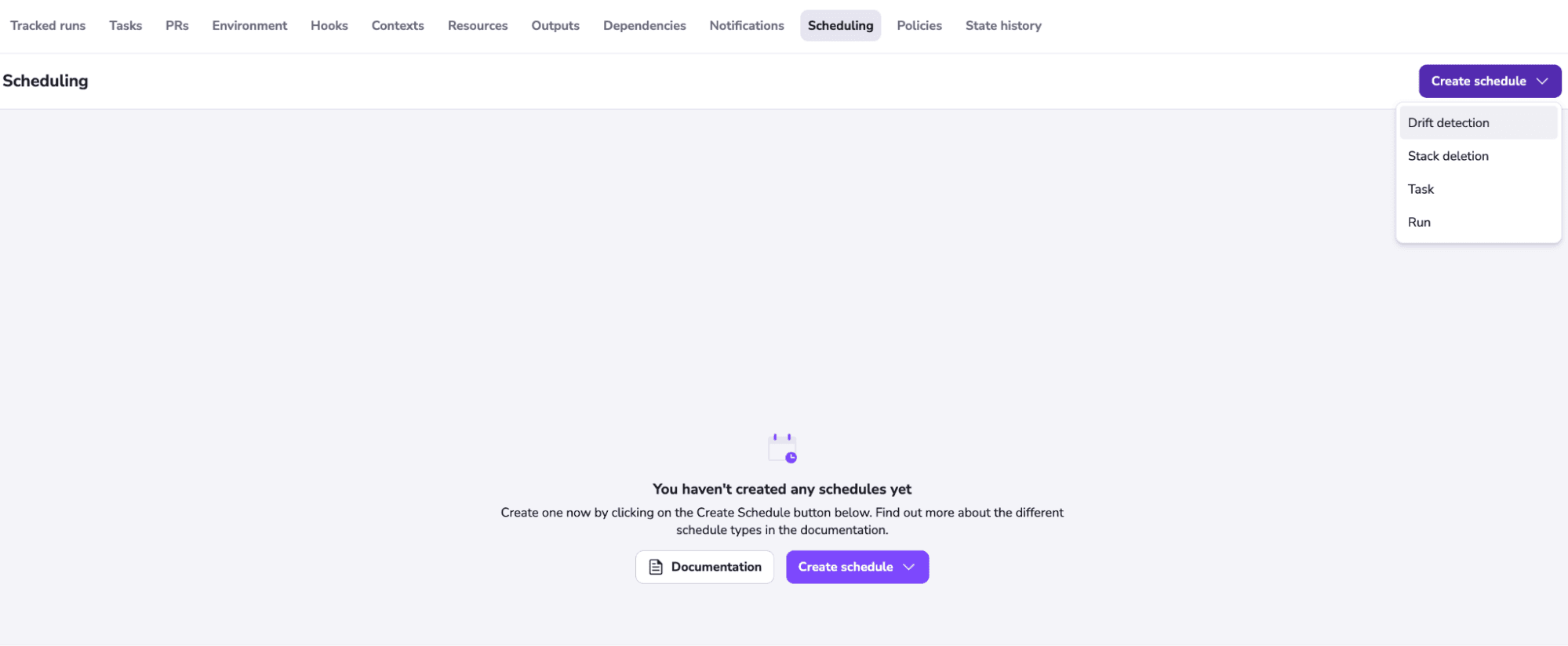 1. select Drift detection