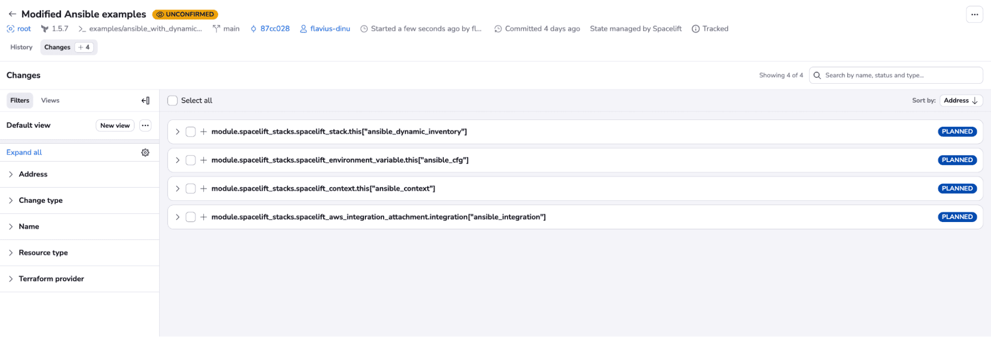 7 ansible example resources