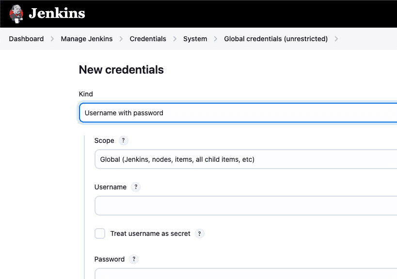 Jenkins Credentials Plugin