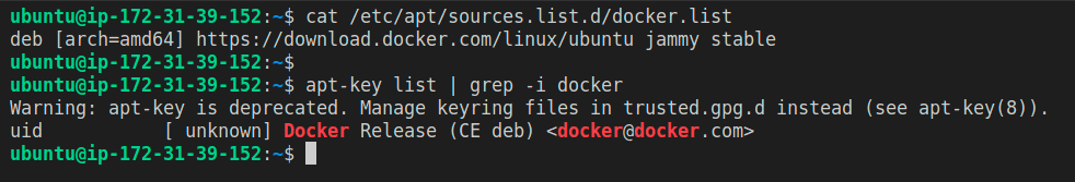 docker repository ansible apt