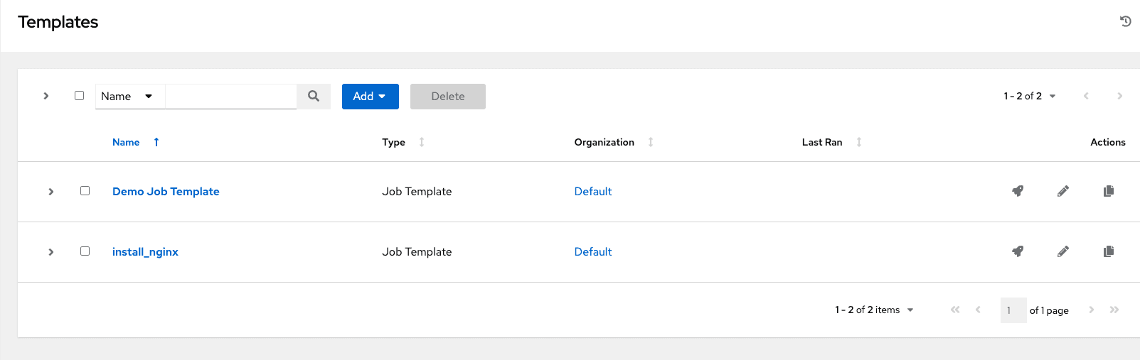 ansible awx templates ready