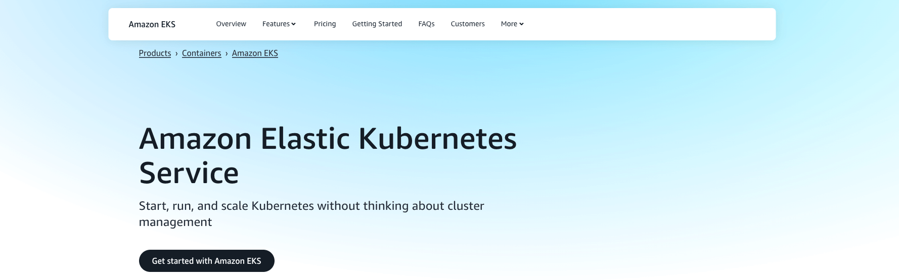 aws devops tools amazon eks