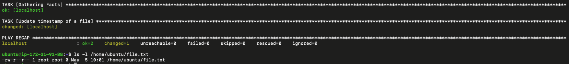 Update file timestamps