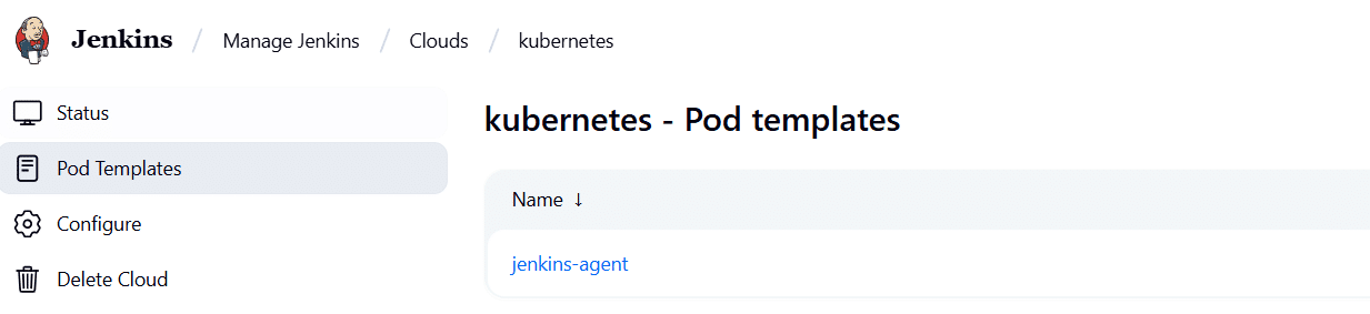 jenkins kuberntes pod templates