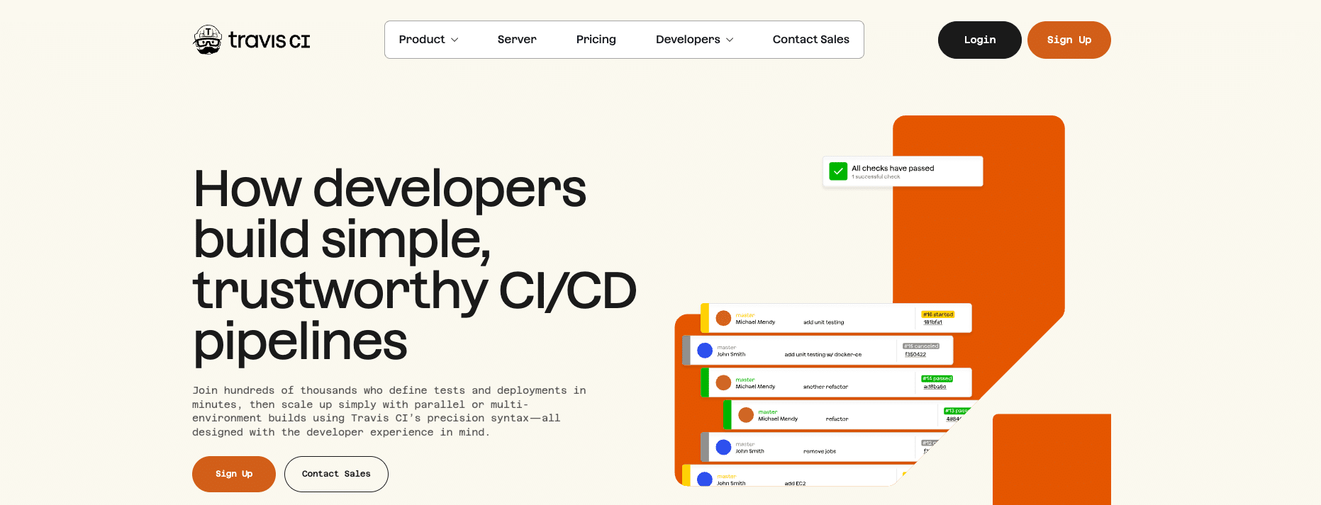 ci cd tools travis ci