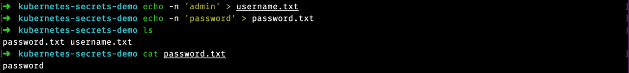 kubernetes secrets verify password