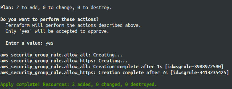 Converting inline security group rules to standalone rules - terraform