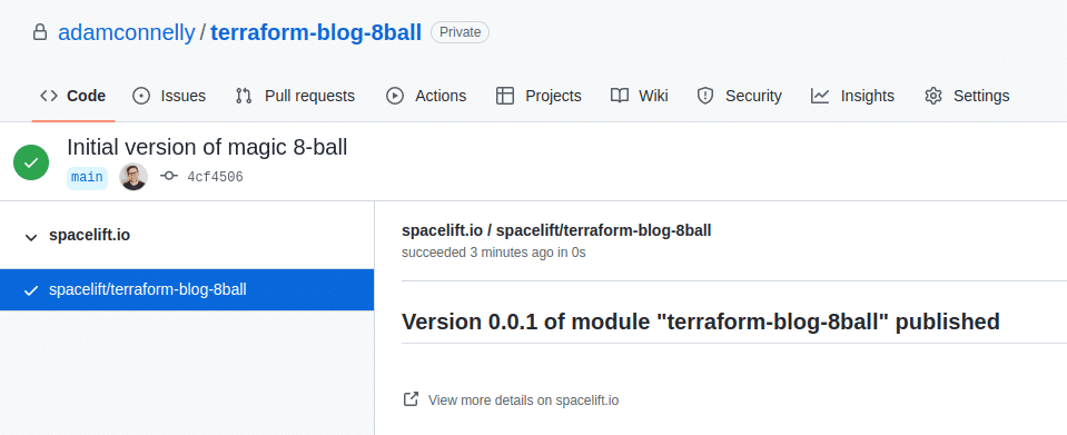 spacelift module registry Integration with VCS Systems details