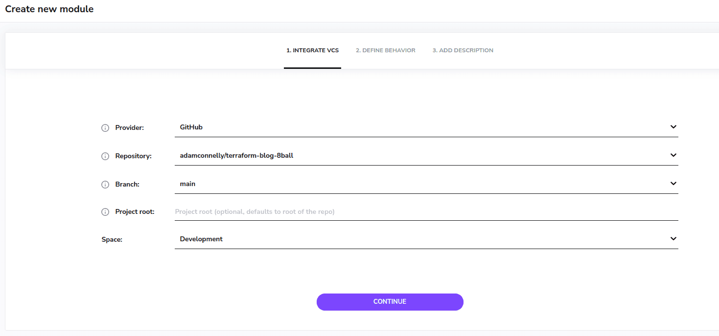 spacelift module registry - create a module