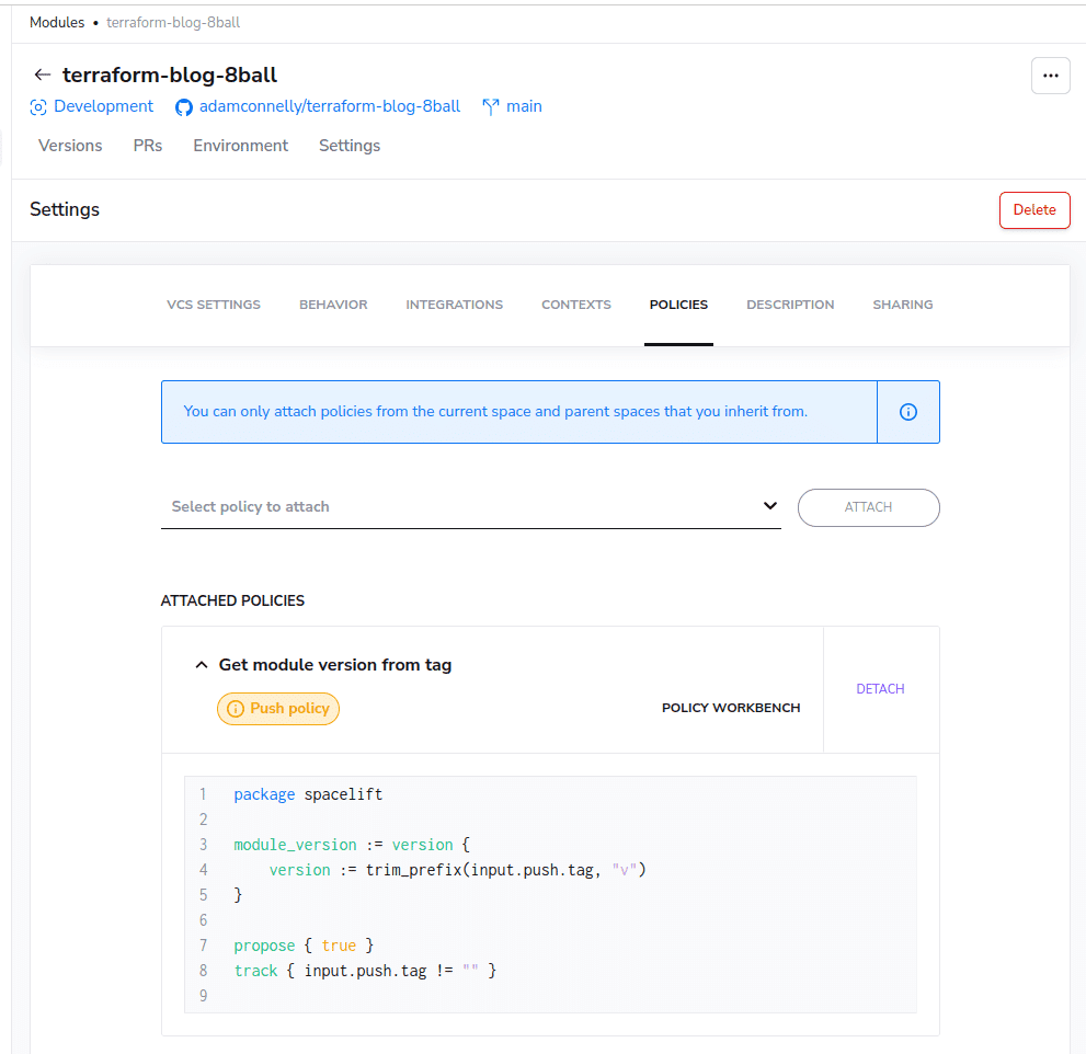 spacelift module registry policy