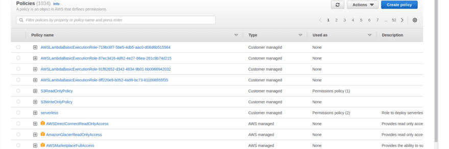 terraform iam policy console new policy