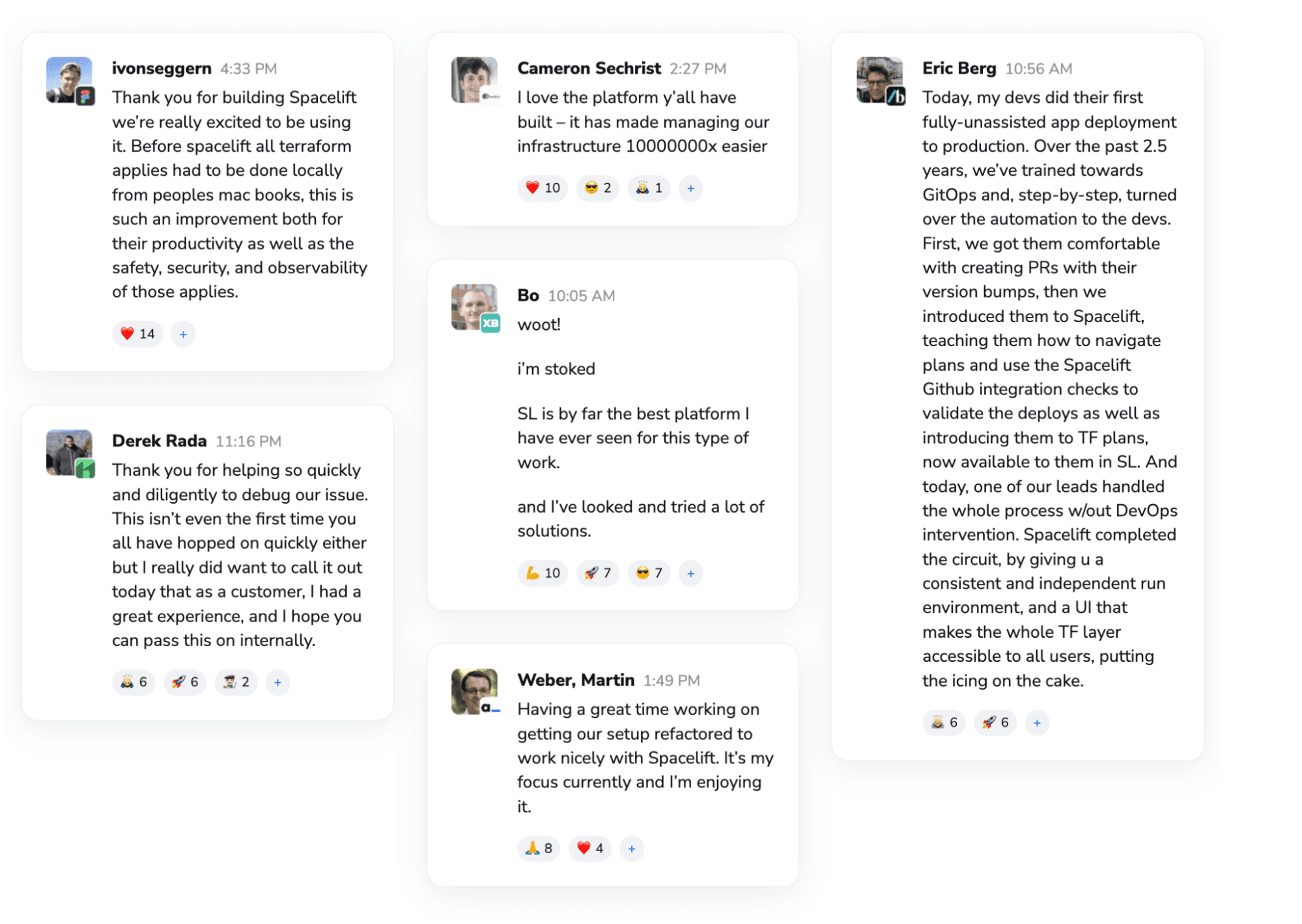 why devops recommend spacelift - slack