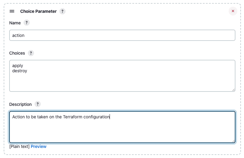 jenkins terraform choice parameter