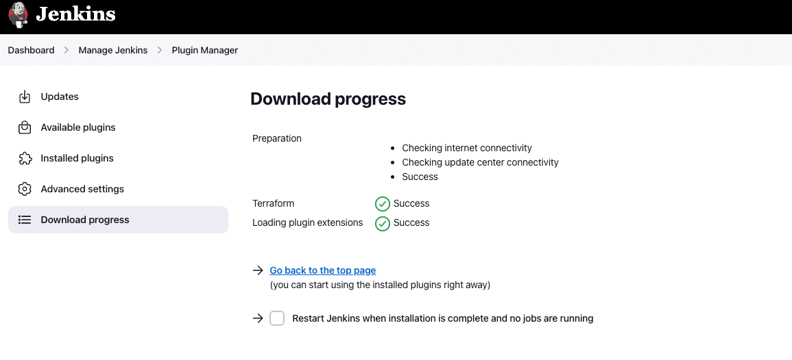 jenkins terraform plugin download