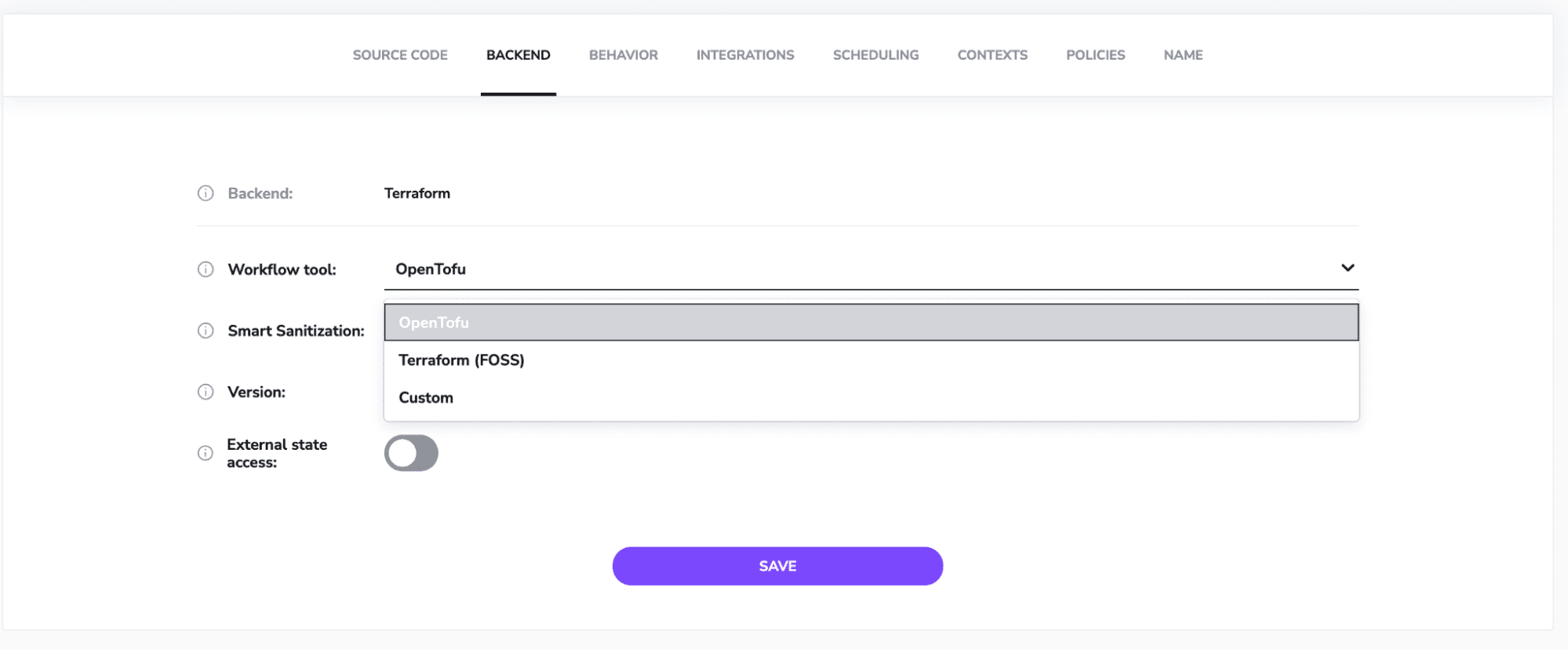 opentofu alpha spacelift workflow tool