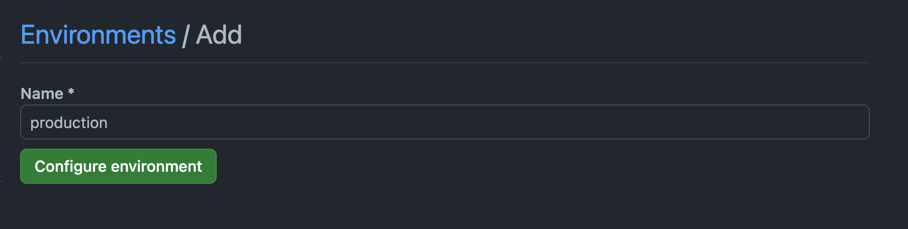 pulumi github actions environment