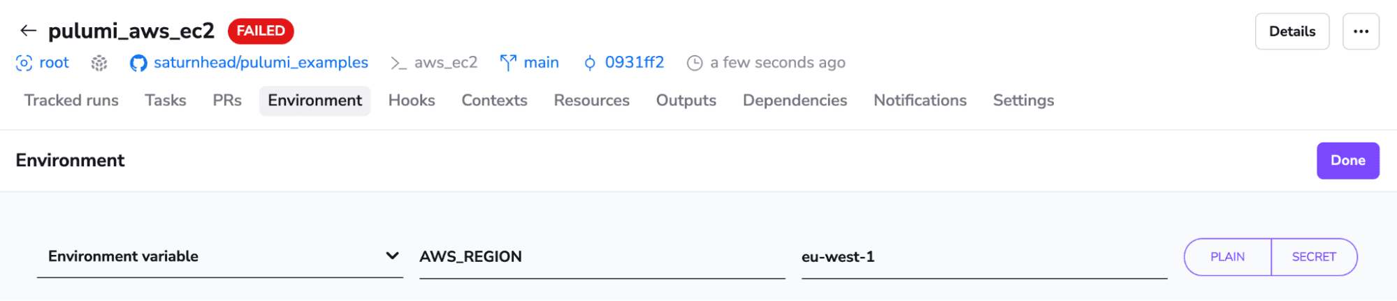 pulumi spacelift environment stack