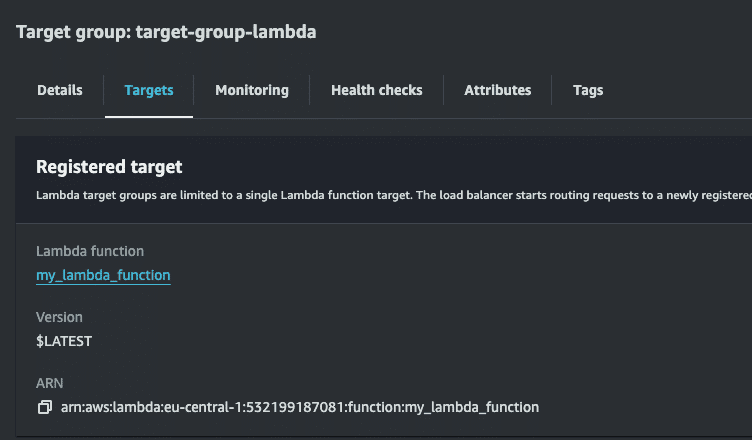 terraform alb target group attachment
