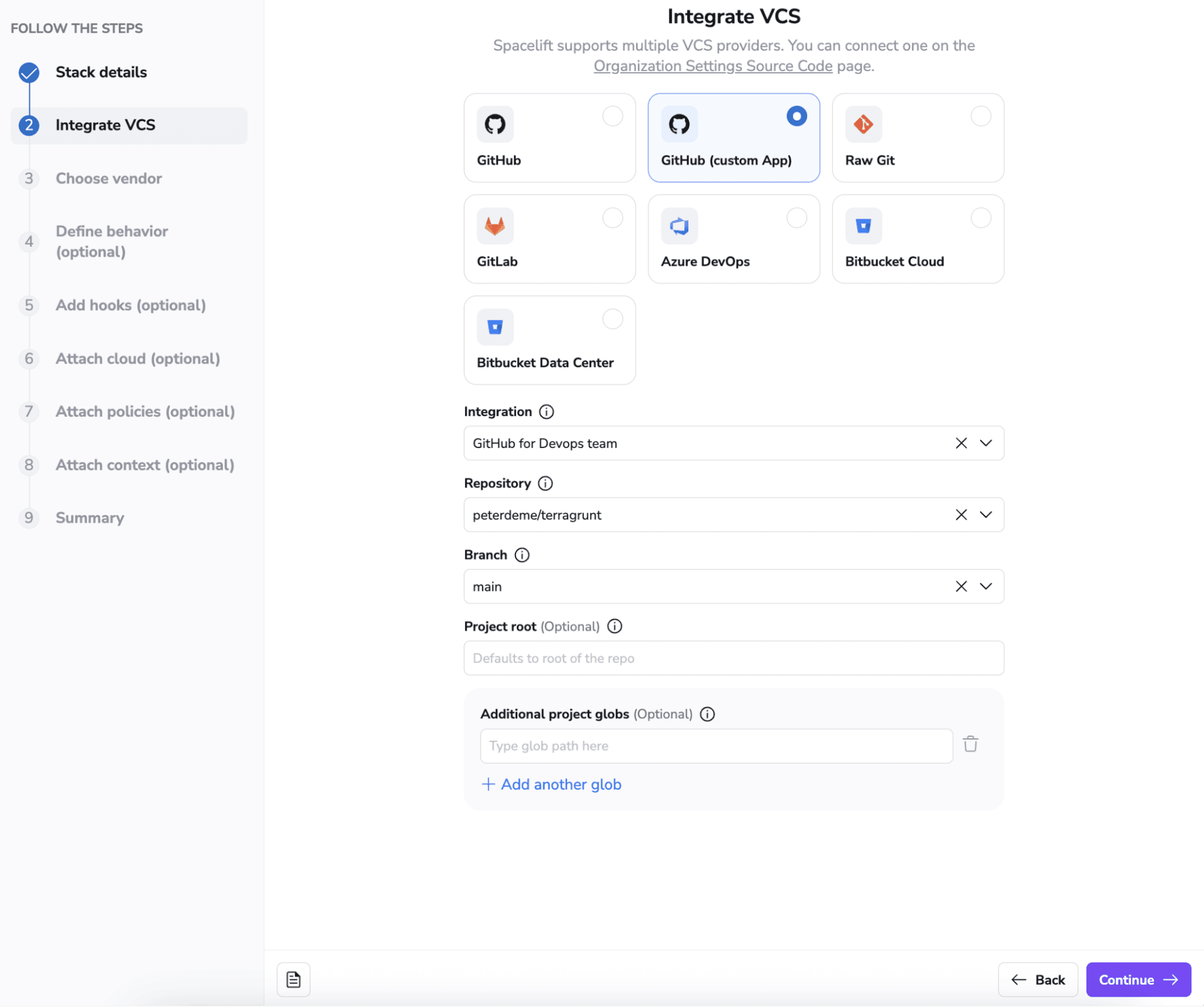 spacelift example terraform and aws
