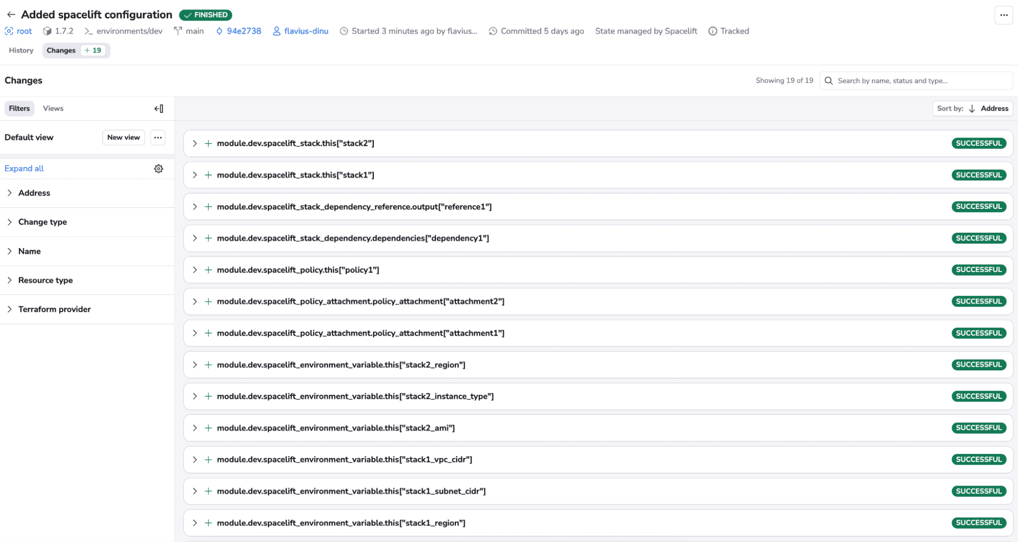 7 opentodu spacelift added configopentofu spacelift created resources