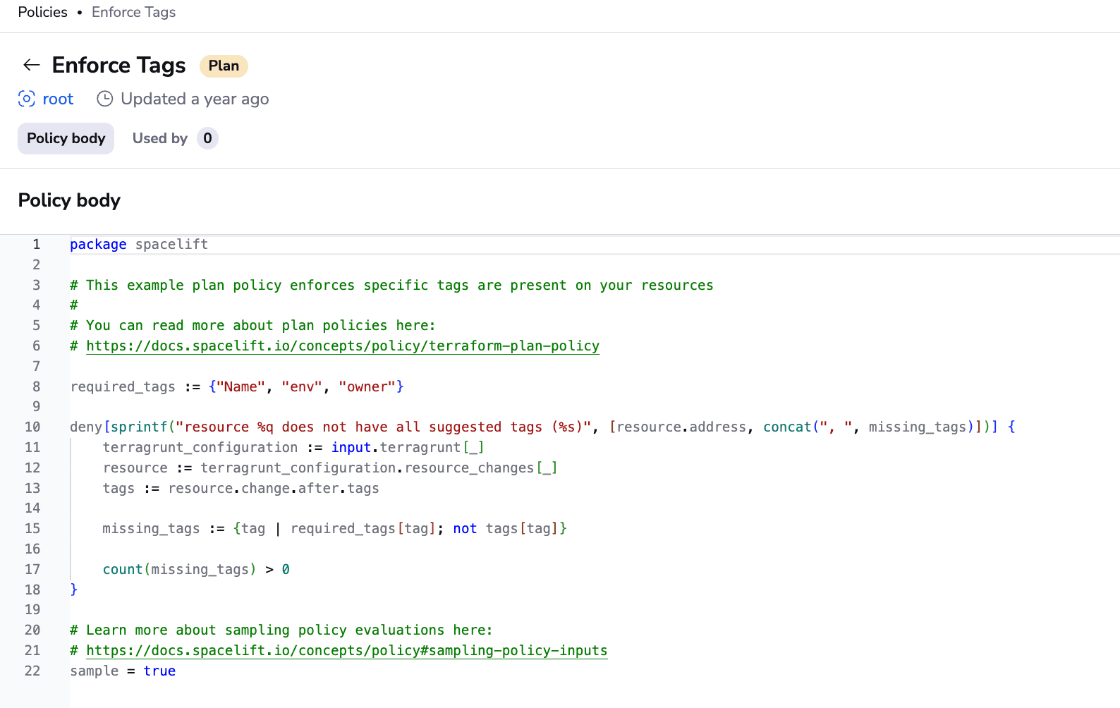 platform engineering spacelift policies