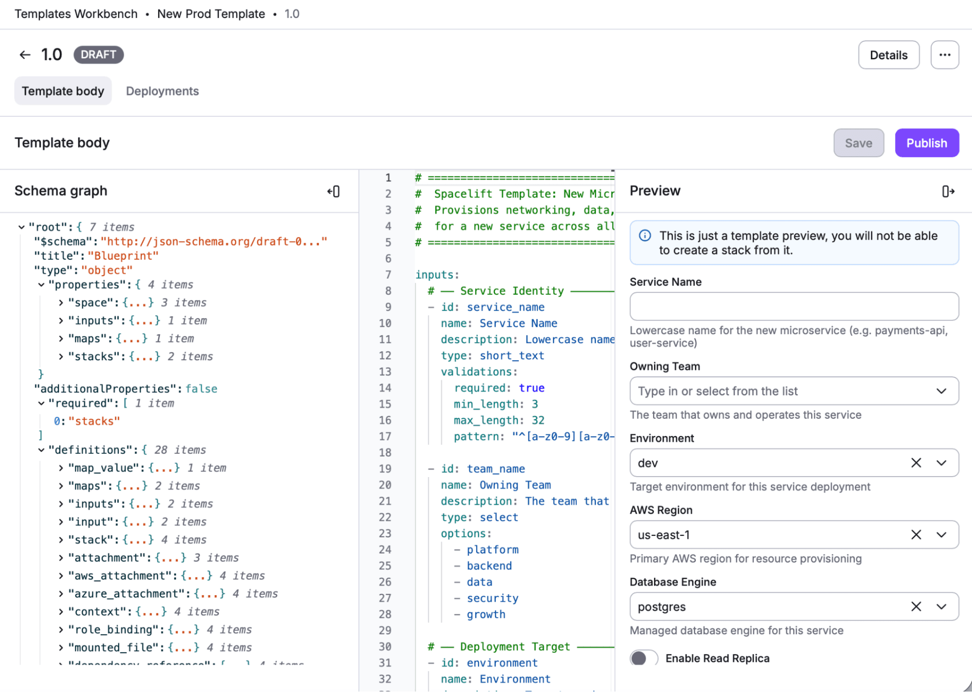 Spacelift new prod template example