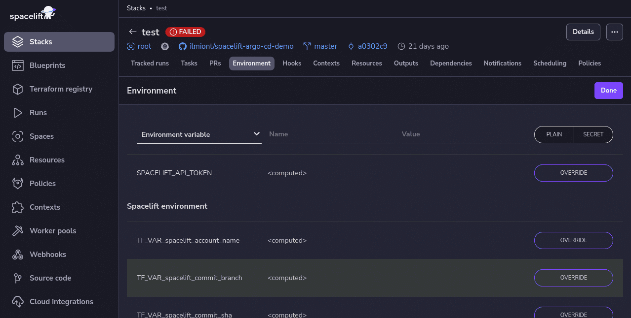 docker environment variable example